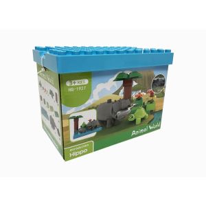 Конструктор Ozzo Animal World - Хипопотам, 16 части