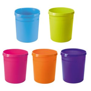 Кош за отпадъци HAN Grip Trend, пластмасов, 18 L, розов, 31.2 х 23.7 х 35 cm