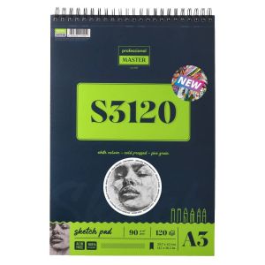 Пад за скици Standart S3120, А3, 90 g/m2, 120 листа
