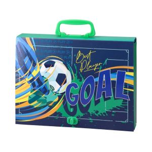 Чанта за листове Play Academy, с дръжка, футбол, А4