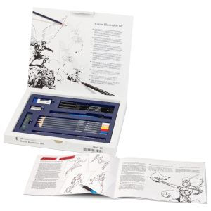 Faber-Castell Рисувателен комплект Pitt Comic Illustration, 15 броя