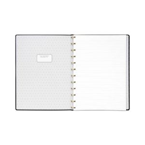 Filofax Тефтер Moonlight, А4, черен