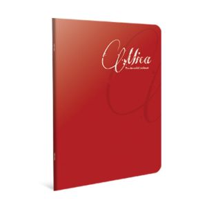 Gipta Тетрадка Mica, А5, бяла хартия, широки редове, PP корица, 80 листа