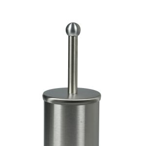 Четка за тоалетна Eko, 9.5 х 37 cm, инокс