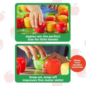 Learning Resources Комплект ябълки с английската азбука