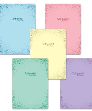 Тетрадка Lastva Soft pastel A4, 52л., ред