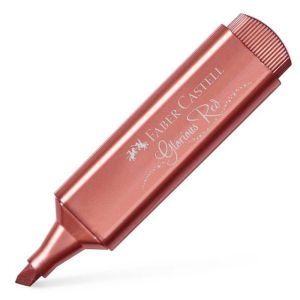 Текст маркер Faber Castell 1546 Металик Червен