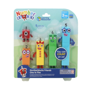 Learning Resources Комплект фигури за броене Numberblocks, от 1 до 5