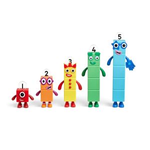 Learning Resources Комплект фигури за броене Numberblocks, от 1 до 5