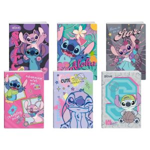 Тетрадка Best Buy Premium, Stitch, A4, широки редове, офсетова хартия, 50 листа, асорти, 1 брой