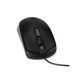 Комплект Wesdar - клавиатура и мишка KM5, кирилизирана, с кабел 1.5 m, USB, 3 бутона на мишката, 104 бутона на клавиатурата, черни