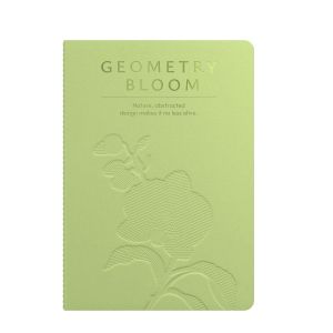 Art Pioneer Тетрадка Geometry Bllom, A5, шита, 60 листа, зелена