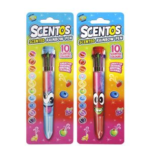 Химикалка Scentos ароматизирана, 10 цвята