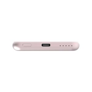 Външна батерия Verbatim Charge 'n' Go, магнитна, 5000 mAh, USB Type-C, розова