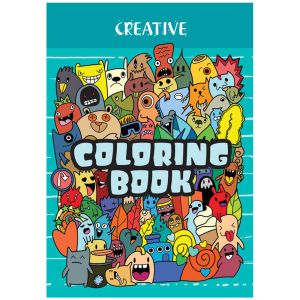 Книжка за оцветяване Creative Mini, Monsters