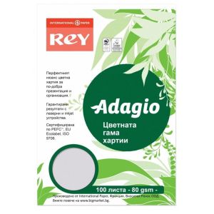 Цветна хартия Rey Adagio Lavender A4,80gr.100л.