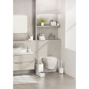 Четка за тоалетна Eko Swift-Glide, 15.8 х 7.2 х 46 cm, бяла
