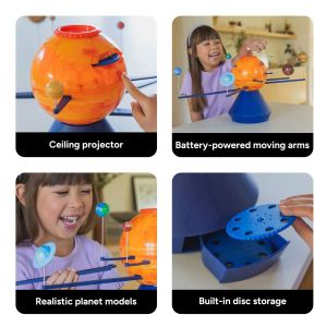 Learning Resources Макет „Слънчева система“, автоматизиран, с проектор
