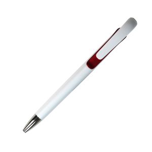Office 1 Химикалка Milky Way, пластмасова, с брандиране, червена, 50 броя