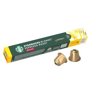 Starbucks Кафе капсула Blonde Espresso Decaffeinato, безкофеиново, за Nespresso, 10 броя