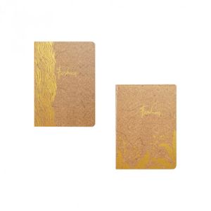 Бележник Spree A6 мат/метал, 40л., Kraft Gold