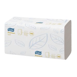 Кърпи за ръце Tork Xpress H2, двупластови, целулозни, 150 къса, 21 броя