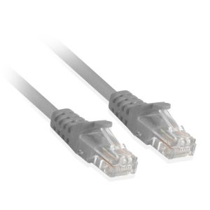 Мрежови пач кабел Cat5e 0.25м Сив