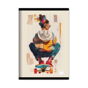 Тетрадка, A4, широки редове, офсетова хартия, мека корица, 40 листа, дизайни за момче