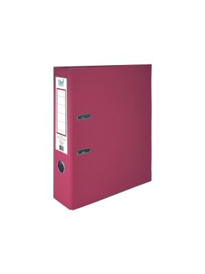 Colori Класьор, 8 cm, PP, с метален кант, несглобен, бордо, 50 броя