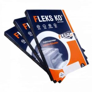 Етикети в ктия Fleks Ko 1бр на лист, 210/297 мм