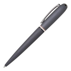 Hugo Boss Химикалка Contour Iconic, в кутия, тъмносива