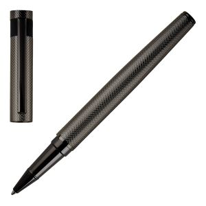 Hugo Boss Ролер Loop Diamond, матов, в кутия, хром