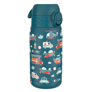 Бутилка за вода Ion8 Print, метална, 400ml, ПРЕВОЗНИ СРЕДСТВА