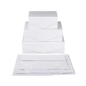 Office 1 Кутия Matt, с магнитно затваряне, сгъваема, 23 х 15 х 10 cm, бяла