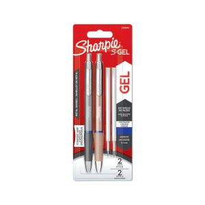 Химикалка Sharpie S Gel Metal, 0.7mm, 2 броя+ 2 пълнителя