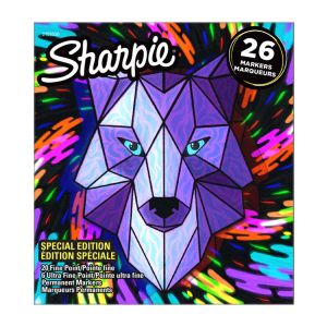 Комплект перманентни маркери Sharpie Wolf, 26 броя