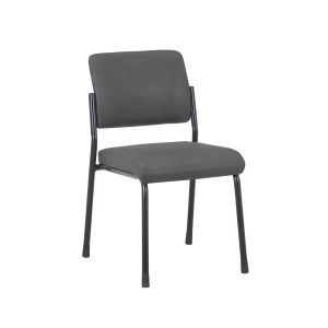 Посетителски стол RFG Solid M, текстил, метална основа, до 150 kg, сив