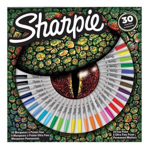 Комплект перманентни маркери Sharpie Big Pack Crocodile, 28 цвята