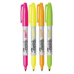 Комплект маркери Sharpie Neon, 4 цвята, блистер