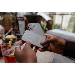 Външна батерия Verbatim Charge 'n' Go, магнитна, 5000 mAh, USB Type-C, сива
