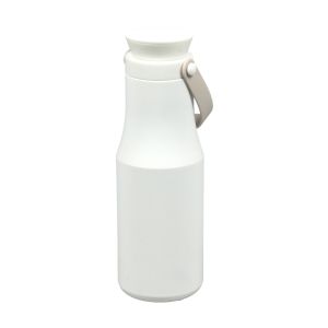 Бутилка Vintage, двустенна, инокс, 470 ml, бяла