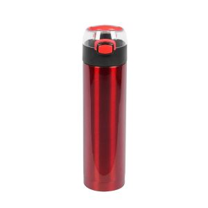 Office 1 Бутилка Metropolis, метална, двустенна, 500 ml, червена