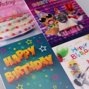 Картичка Festa, Happy Birthday, асорти