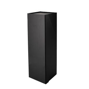 Office 1 Кутия Wine, с магнитно затваряне, сгъваема, 33 х 11 х 10.8 cm, ъглово лепена, черна