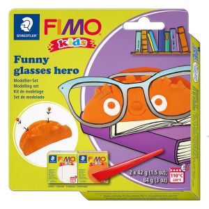 Глина Staedtler Fimo Kids 2x42g, Glasses hero