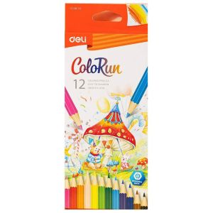 Цветни моливи Deli Colorun, EC130-12, 12 цвята