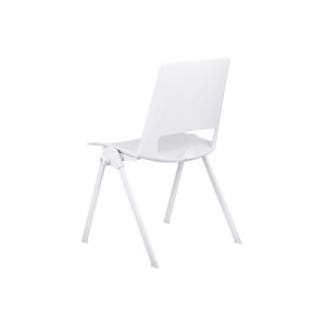 Посетителски стол RFG Sweet White, полипропилен, до 120 kg, бял, 4 броя в комплект