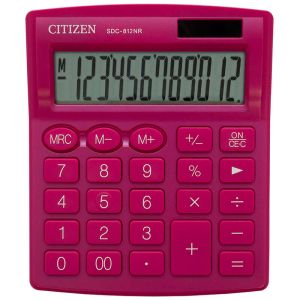 Калкулатор настолен Citizen SDC-812NR, 12 разряден Розов