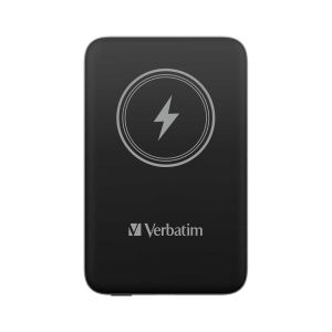 Външна батерия Verbatim Charge 'n' Go, магнитна, 10000 mAh, USB Type-C, черна