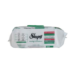 Мокри кърпи Sleepy за почистване, 100бр, Зелен